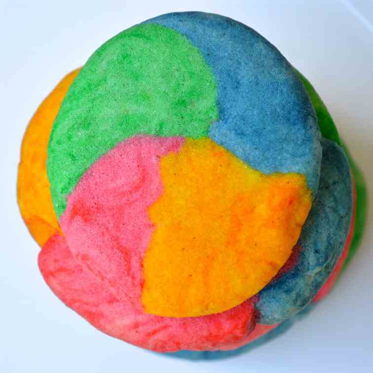 Rainbow Sugar Cookies