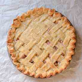 Rhubarb Custard Pie