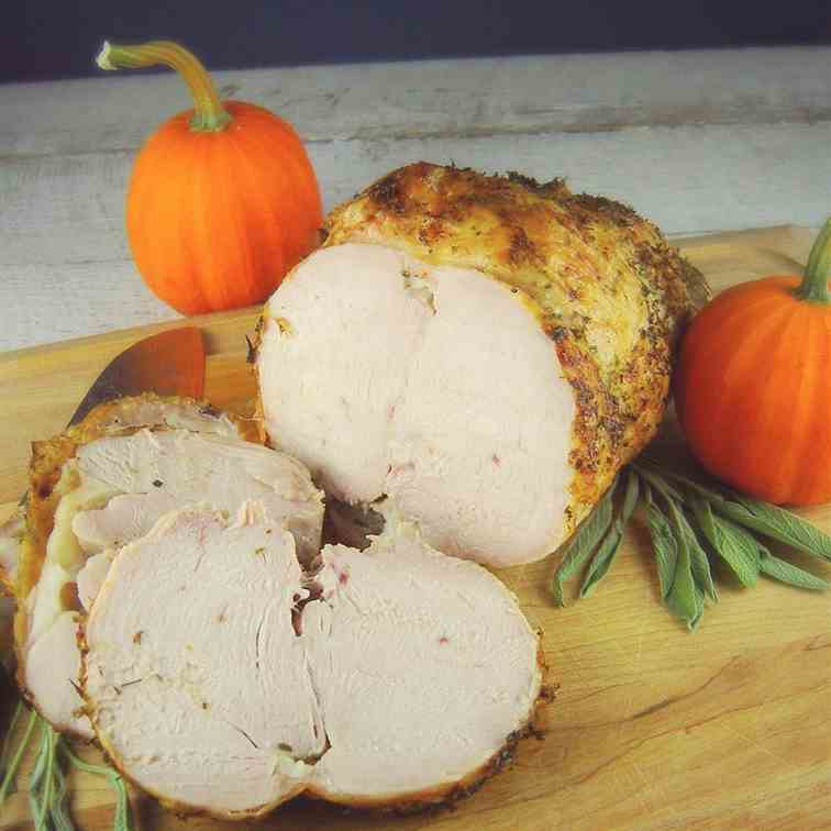 Brined Oven Roasted Turkey Breast
