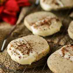 Coffee Shortbread Cookies