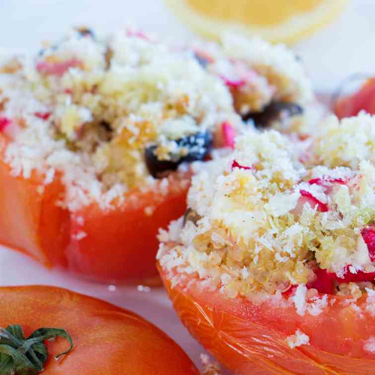 Cous Cous Stuffed Tomatoes