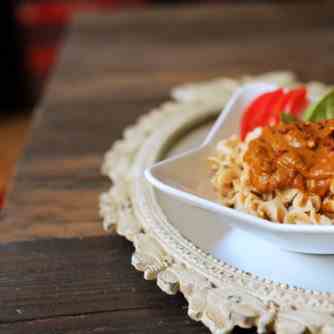 Spicy Tomato Basil Noodles 