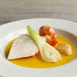 Saffron Fish Consommé