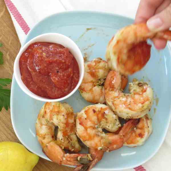 grilled shrimp cocktail