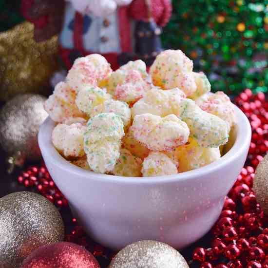 Christmas Corn Puffs