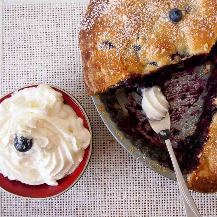 Blueberry pie