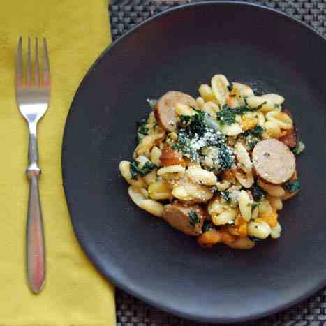 Butternut Squash & Sausage Pasta