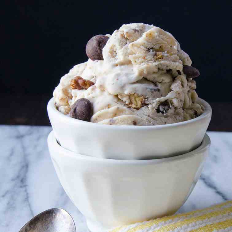 banana chip crunch ice cream