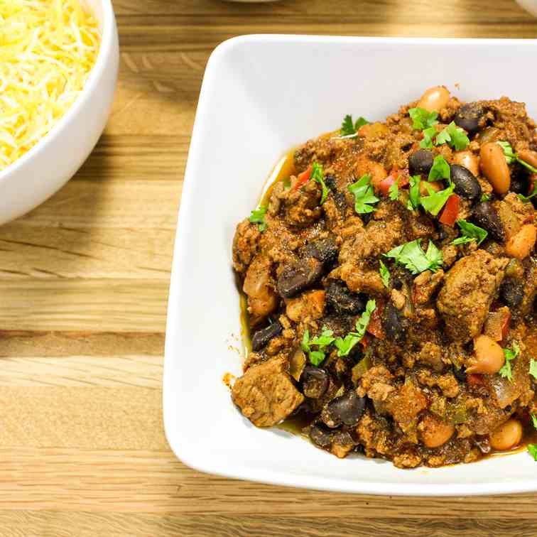 Slow Cooker Beef - Bean Texas Chili