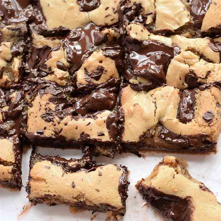 The Best No-Butter Chocolate Chip Bars