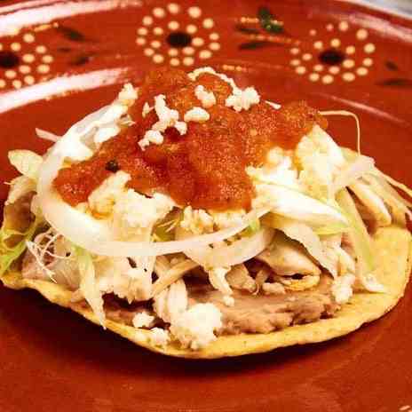 Chicken Tostadas