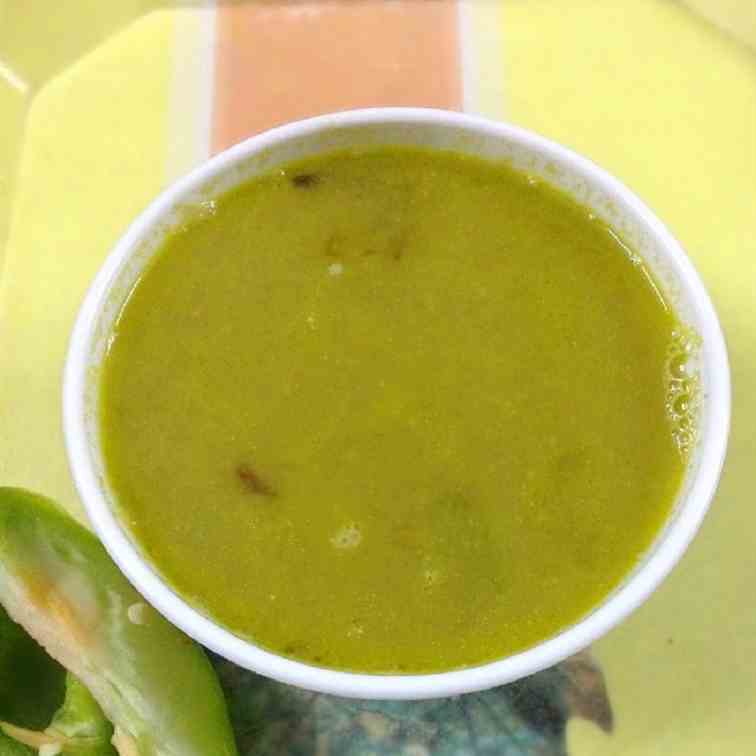 Green Bell Pepper Soup