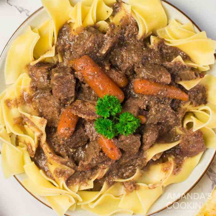 Crockpot Beef Burgundy