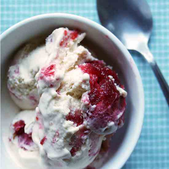 Peanut Butter and Jelly Ice Cream