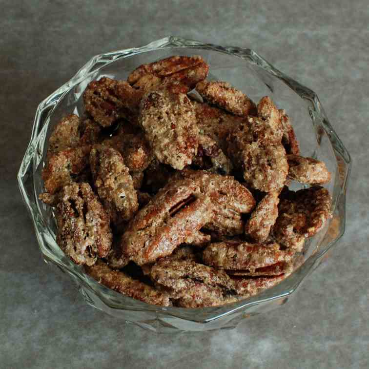 Candied Vanilla Pecans