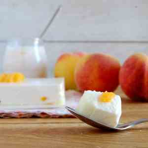 Diet Peach Cake