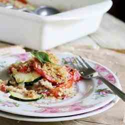 Zucchini and Tomato Bake