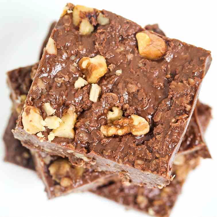 Healthy Dark Chocolate Oat Bars