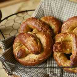 Honey Whole Wheat Pretzels
