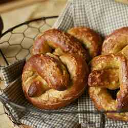 Honey Whole Wheat Pretzels