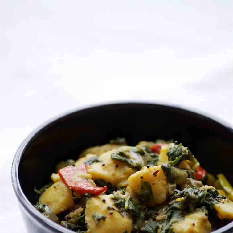 Saag Aloo