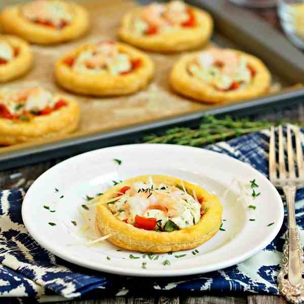 Shrimp and Goat Cheese Tarts