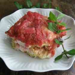 Strawberry Rhubarb Tiramisu