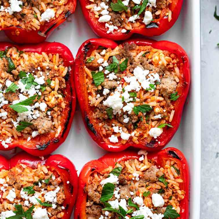 Grilled Stuffed Peppers 