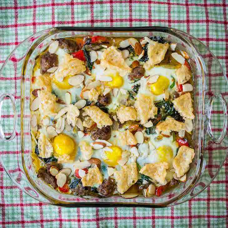 Keto Sausage Egg Bake Recipe