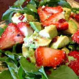 Avocado and Strawberry Salad