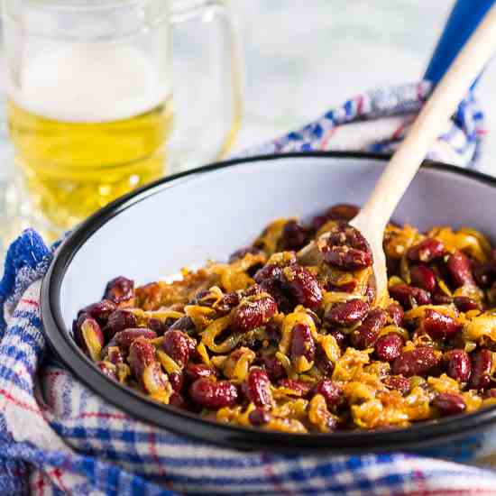 Macedonian Baked Beans- Quick Version