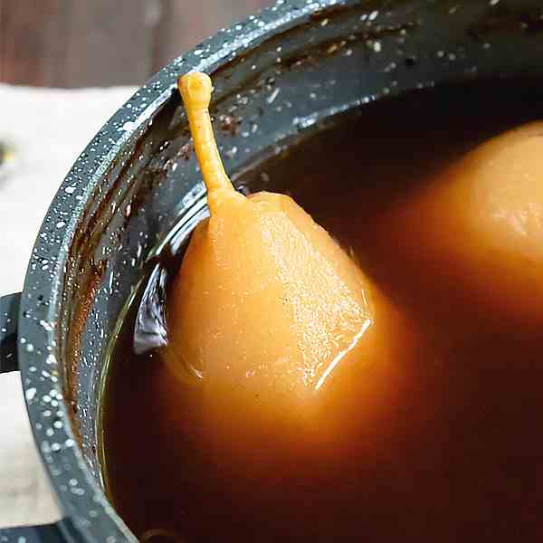 Spiced Poached Pears