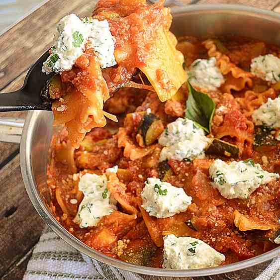 Vegetable Skillet Lasagna