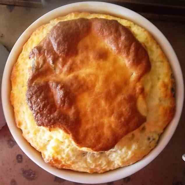 Spinach Parmesan Soufflé