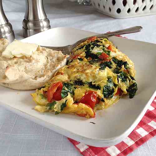 Spinach-and-Cheese-Omelet