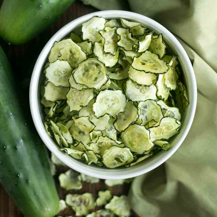 Baked Cucumber Chips