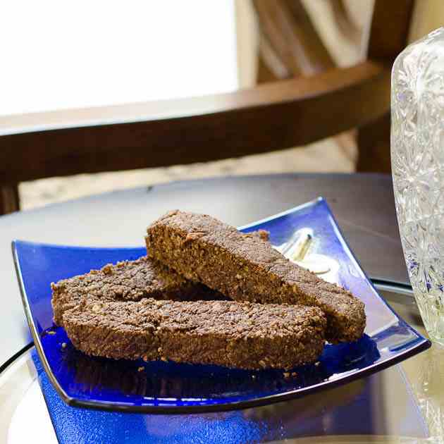 Sugar-Free Chocolate Biscotti Recipe