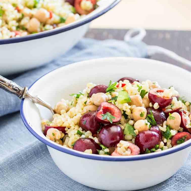 Bulgur and Cherry Salad