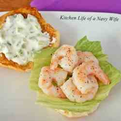 Shrimp Sandwiches with Celery Mayo