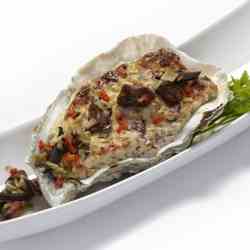 Baked Smoked Oyster Dip