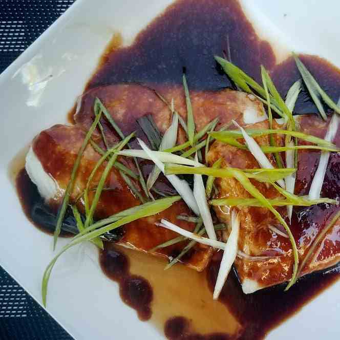 Chinese Style White Fish with Sauce