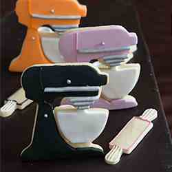 Holiday Baking: Fondant Kitchen Mixer Fun