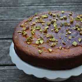 Lime, Yoghurt and Rosewater Cake