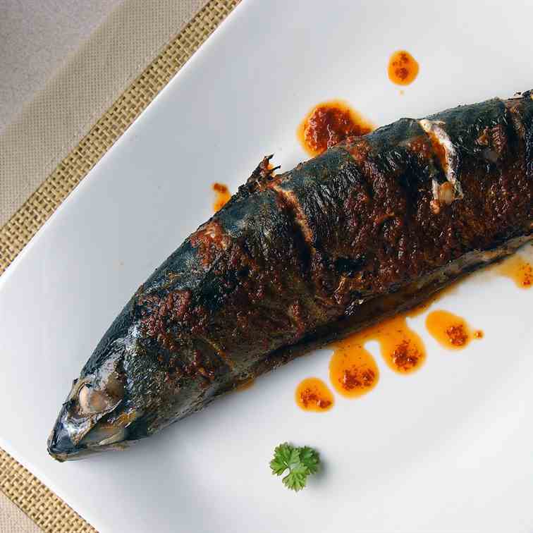 Ramsay's grilled spicy mackerel