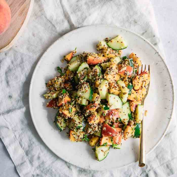 Savory Stone Fruit Quinoa Salad