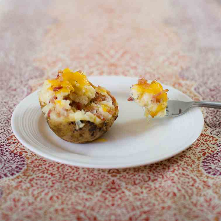 Smoked Cheesy Potatoes