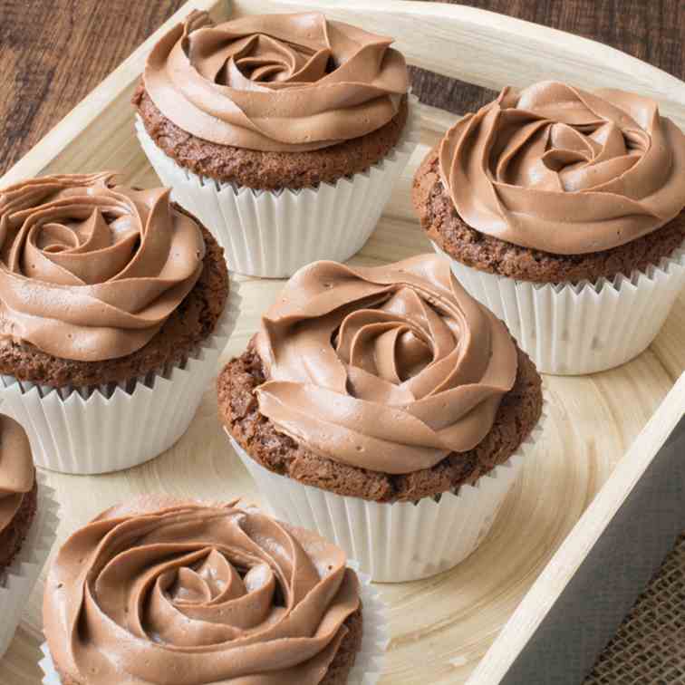 Easy Nutella Cupcakes