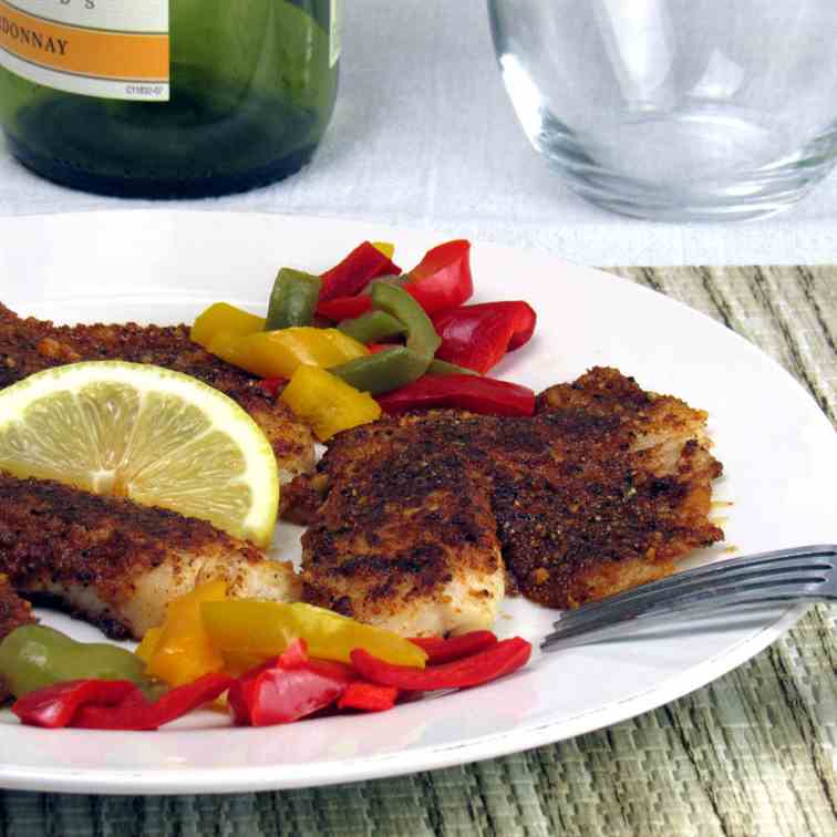 Walnut Crusted Tilapia