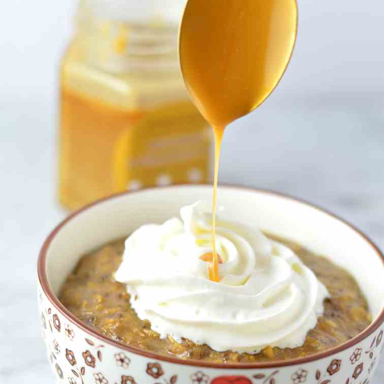 Maple Butter Latte Oatmeal