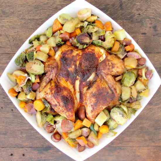 Roast Chicken with Harvest Vegetables